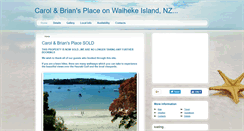 Desktop Screenshot of nzwaihekecarolandbrian.iowners.net